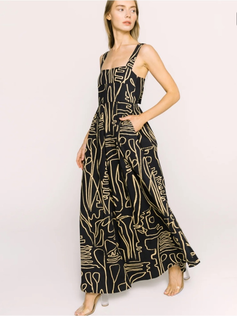 Bel Kazan Janie Dress-Black Rye Size L